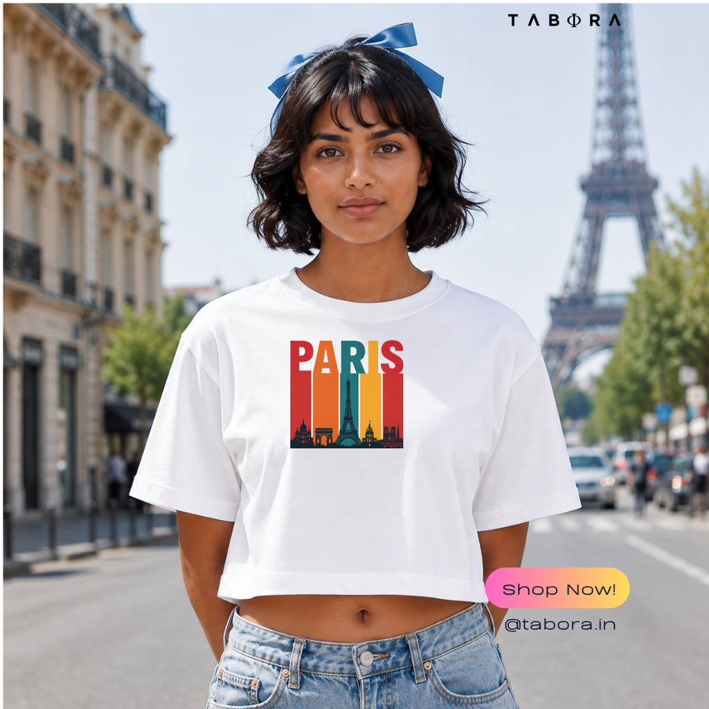 Parisian Skyline Graphic Tee