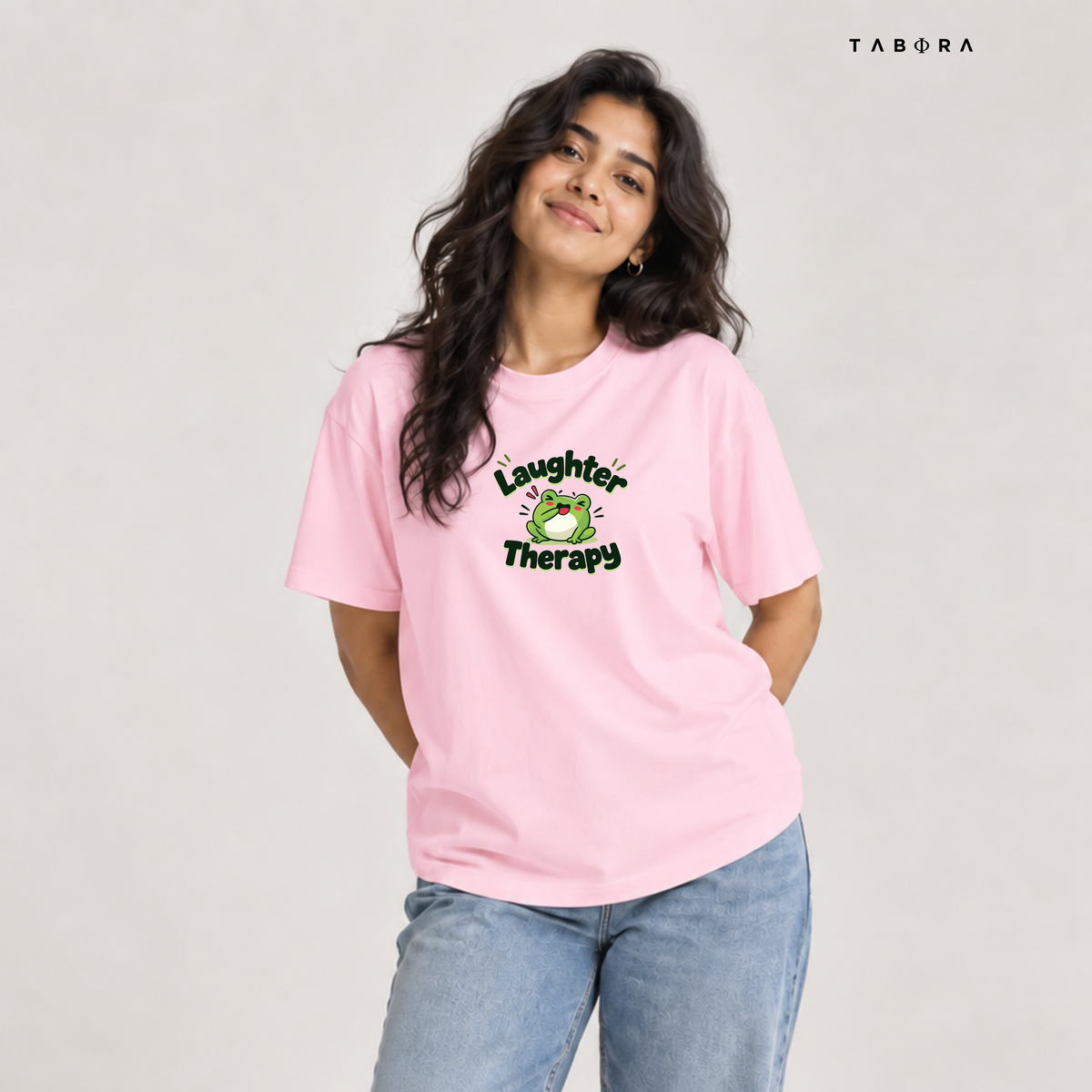 Laughter Therapy Women Regular Fit Tee - FRONT