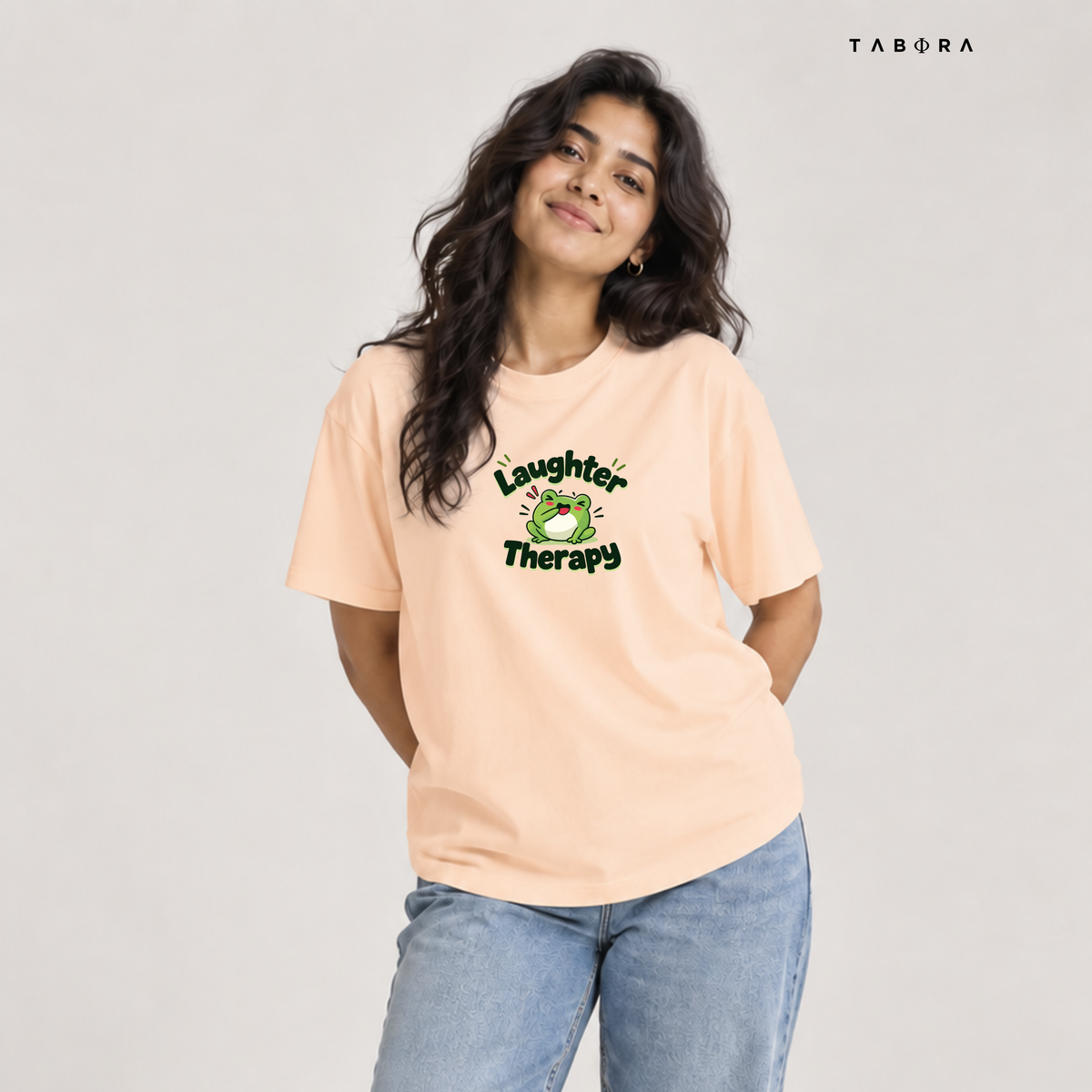 Laughter Therapy Women Regular Fit Tee - FRONT