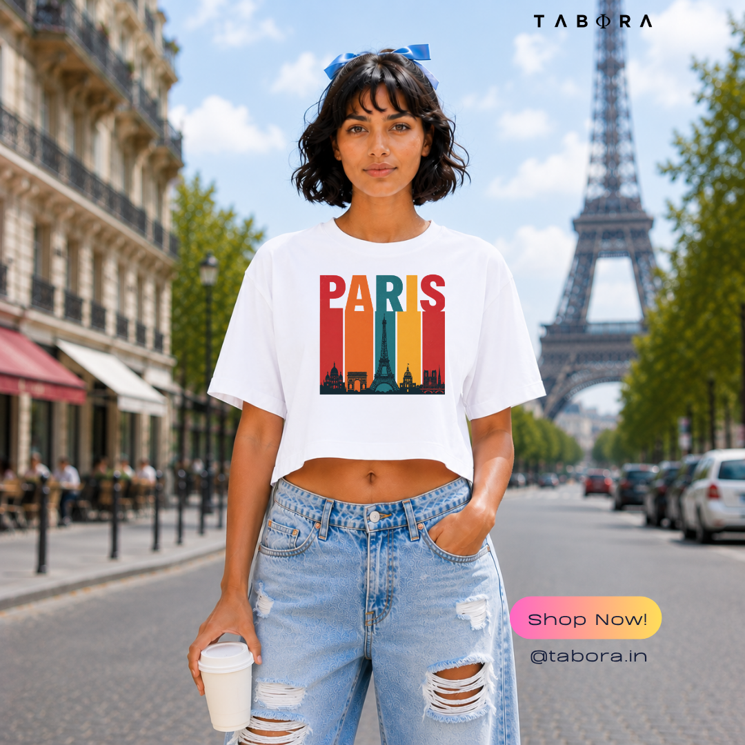 Paris Funk Crop Top