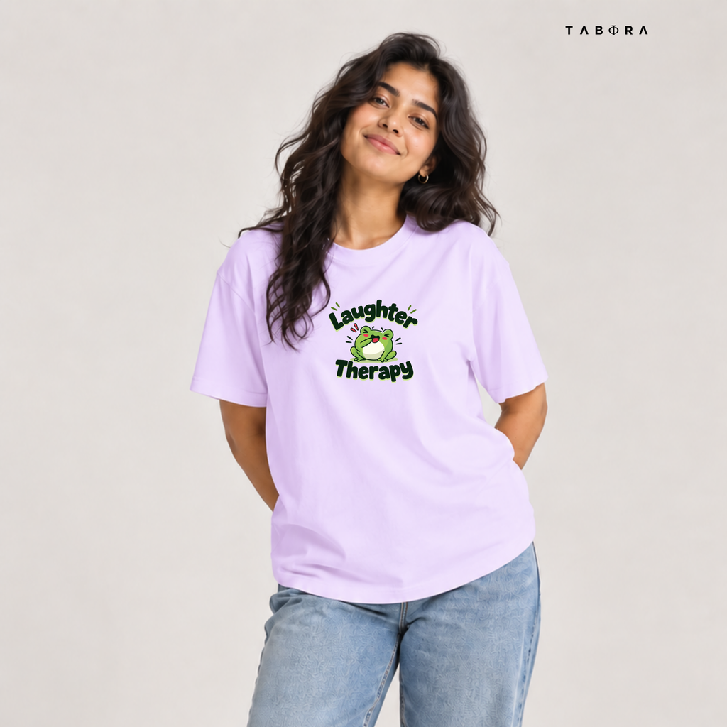 Laughter Therapy Women Regular Fit Tee - FRONT