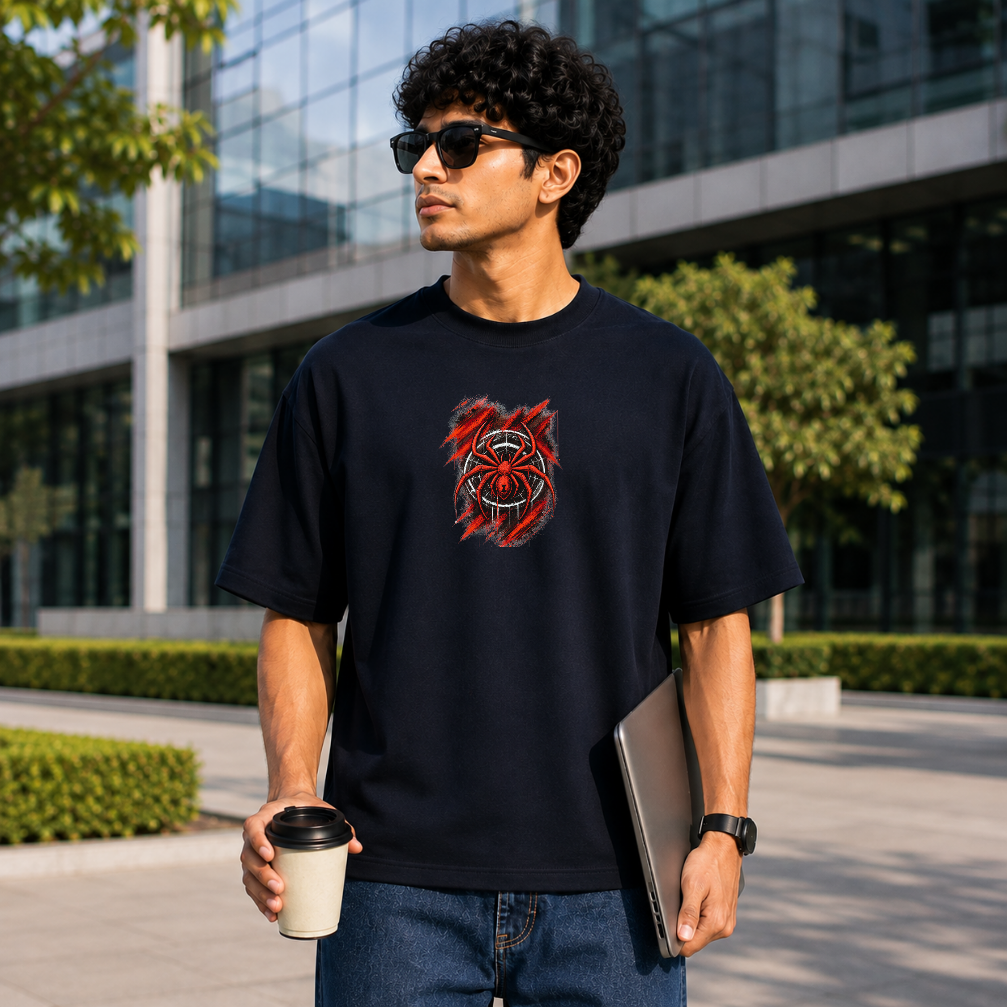 Spider Man Unisex Oversized Classic T-Shirt