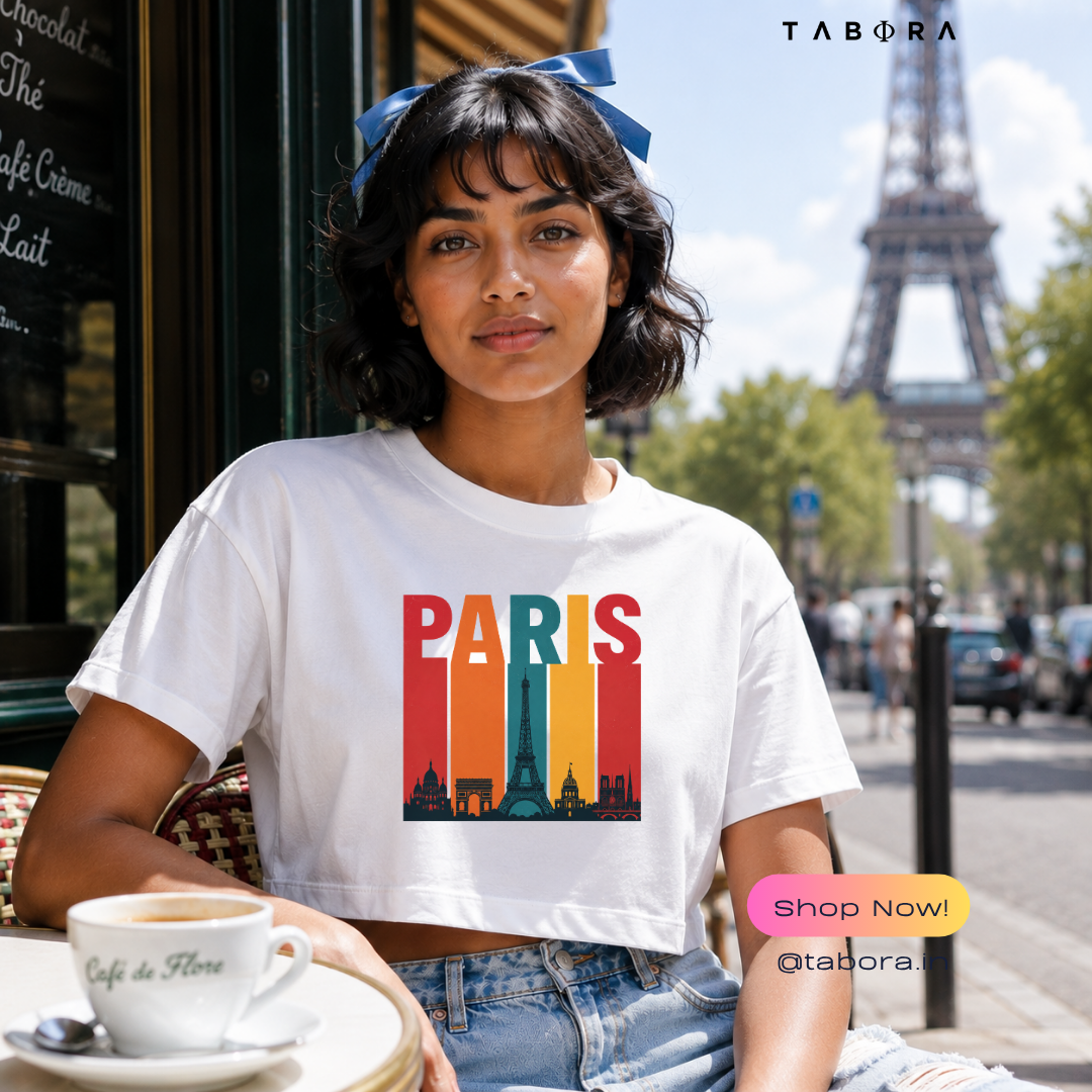 Paris Funk Crop Top