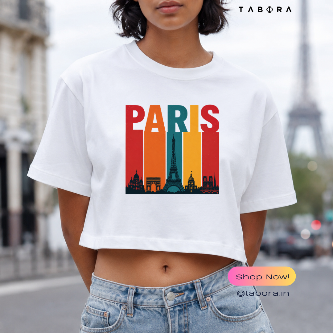 Paris Funk Crop Top