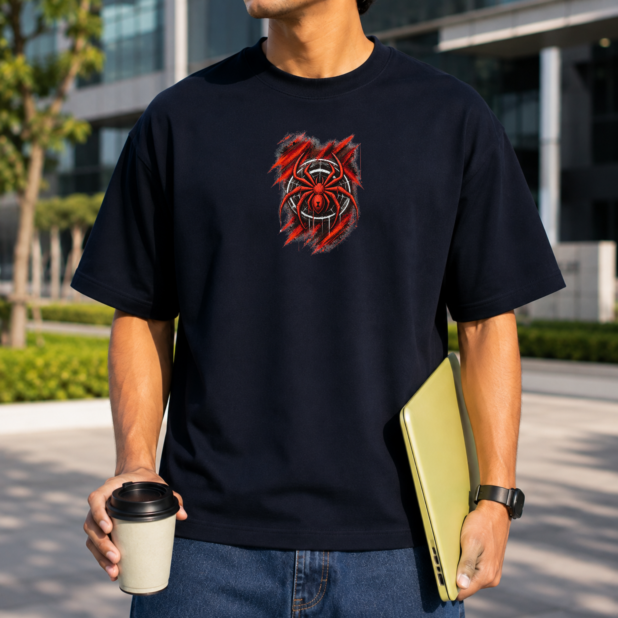 Spider Man Unisex Oversized Classic T-Shirt