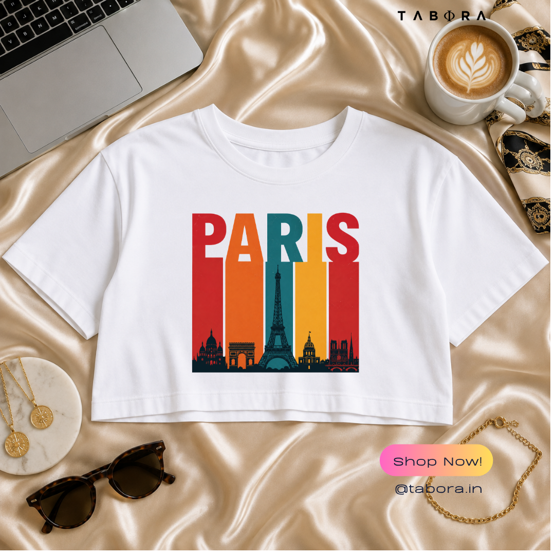 Paris Funk Crop Top