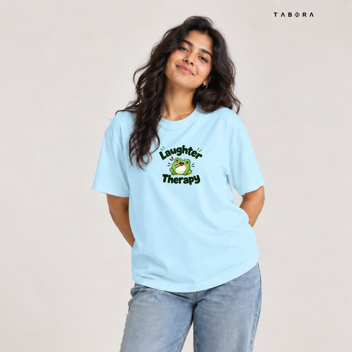 Laughter Therapy Women Regular Fit Tee - FRONT