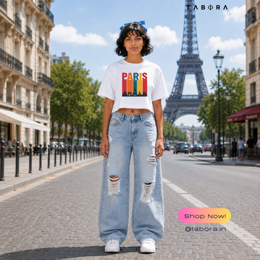 Paris Funk Crop Top
