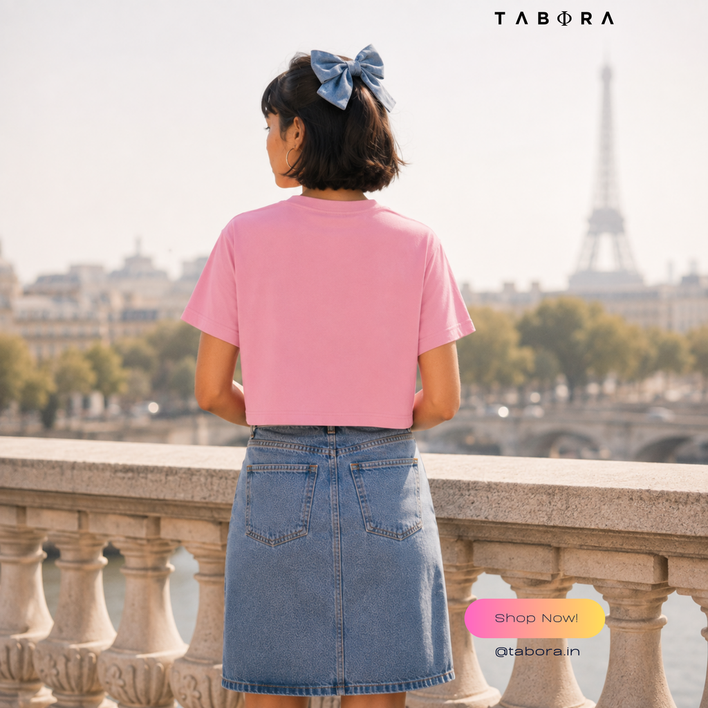 Paris Wanderlust Crop Top