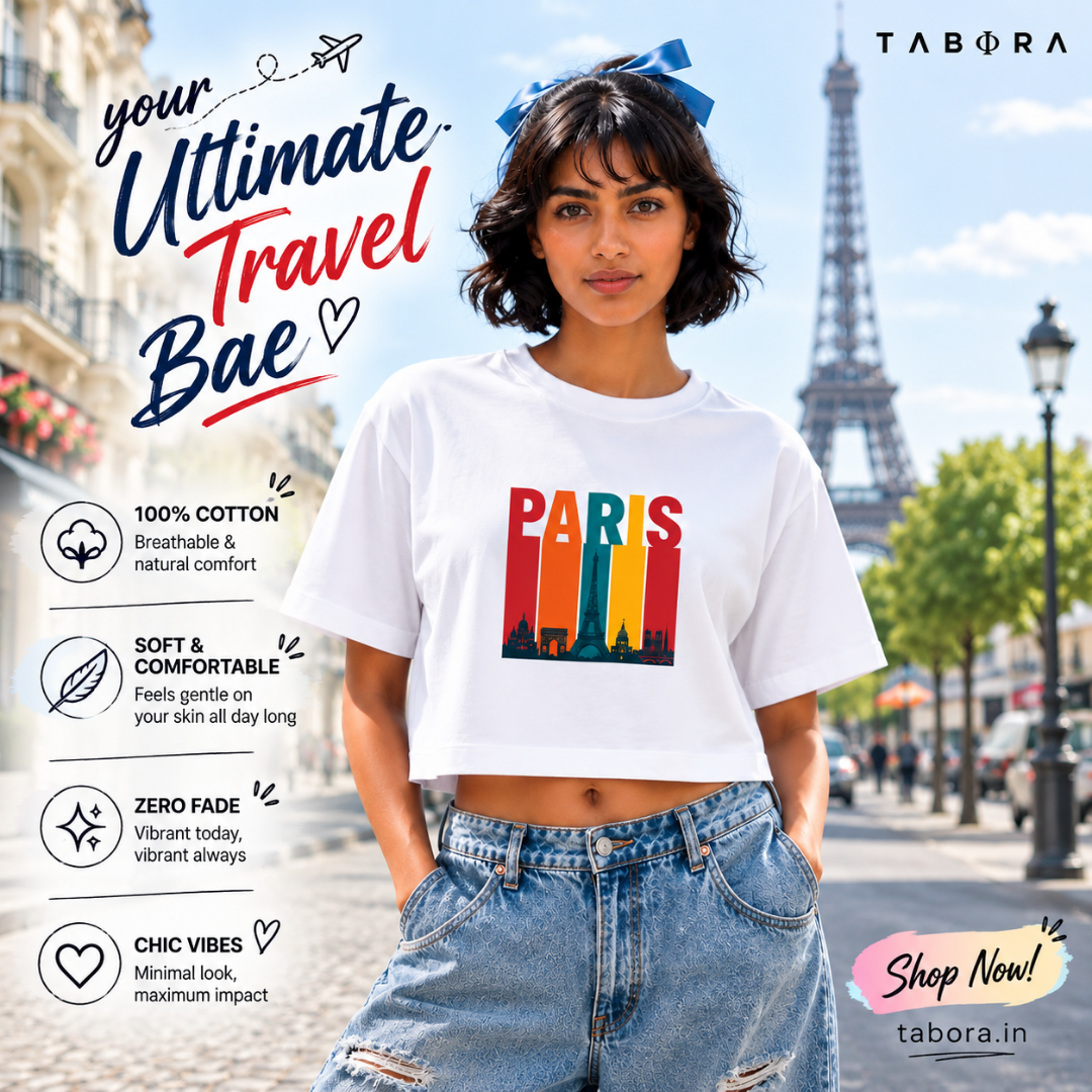 Paris Funk Crop Top