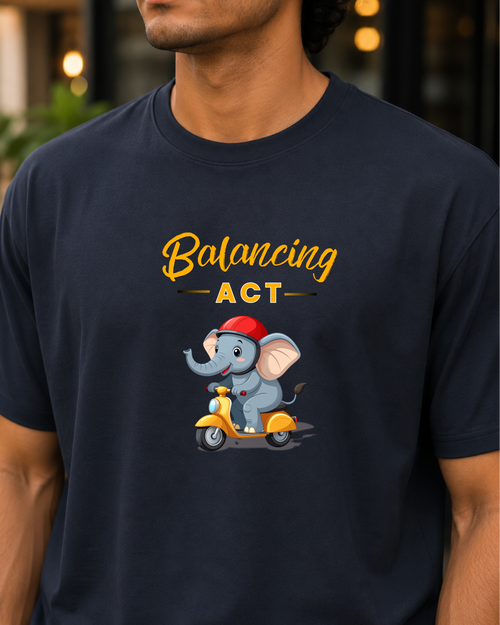 Balancing Act – Graphic Crew Tee