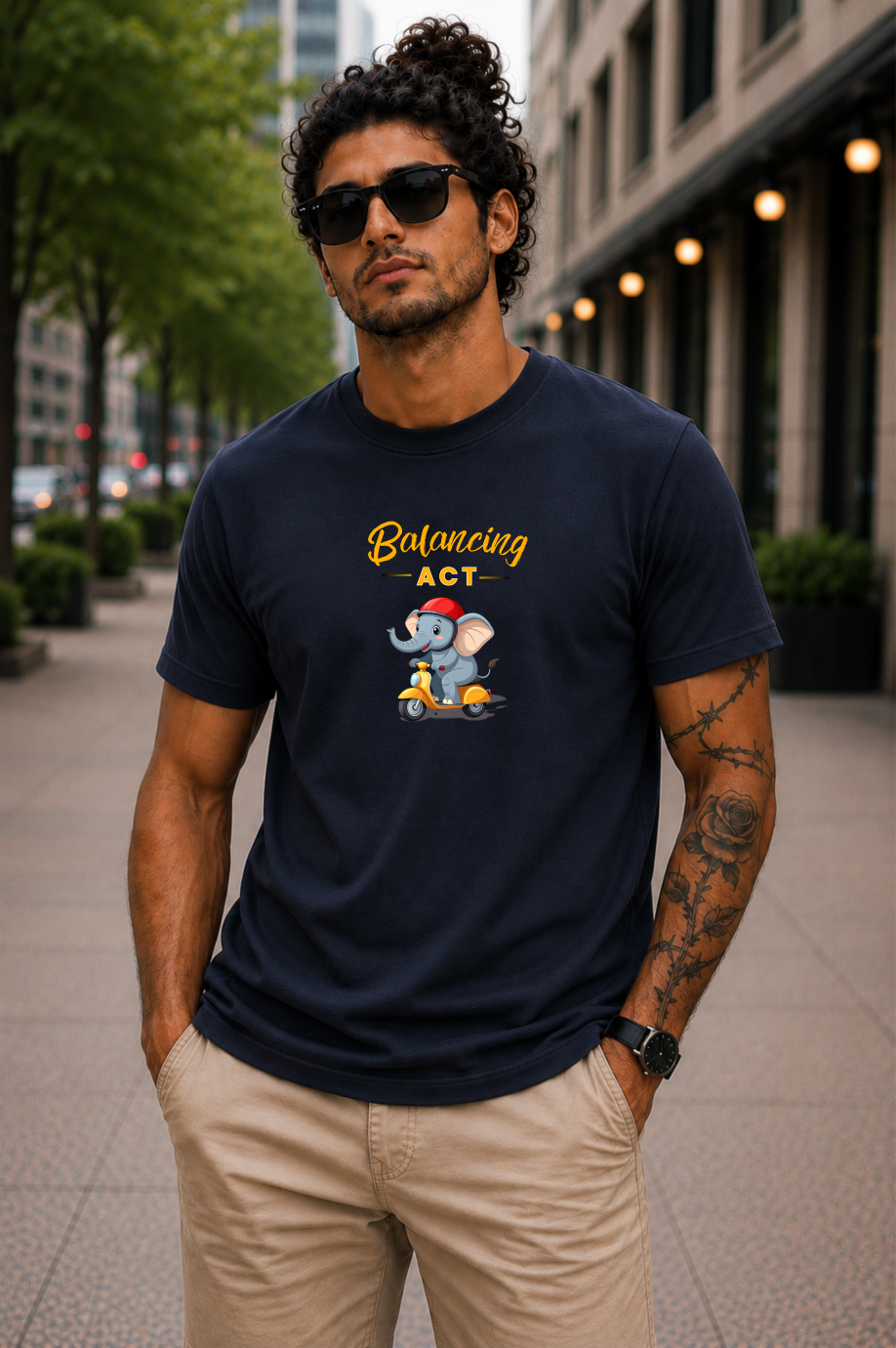 Balancing Regular Graphic Tee