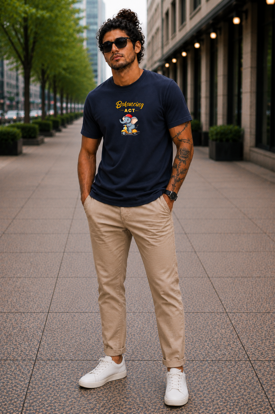 Balancing Regular Graphic Tee