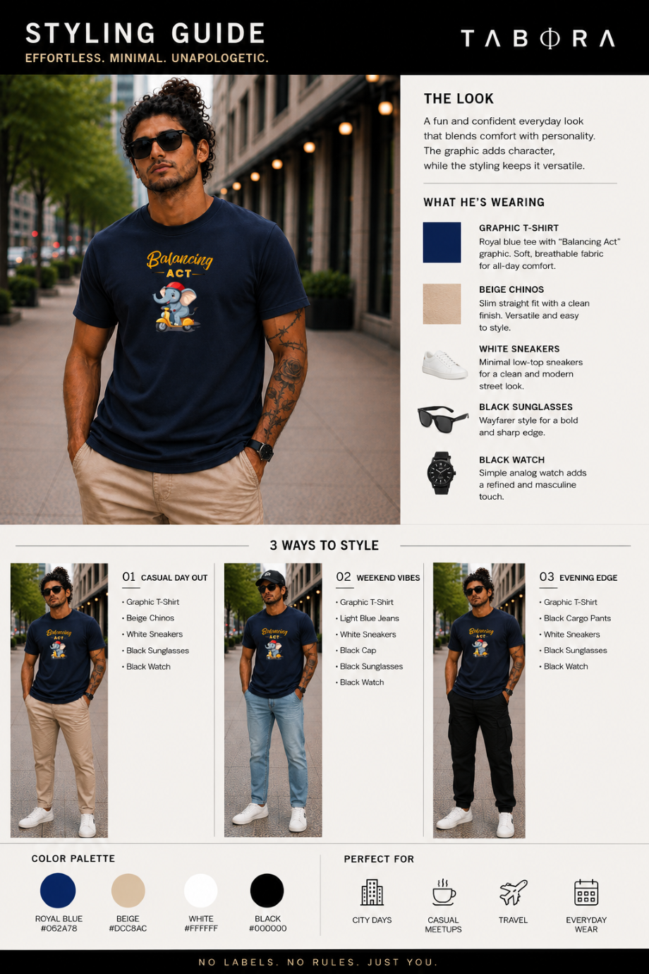 Balancing Regular Graphic Tee