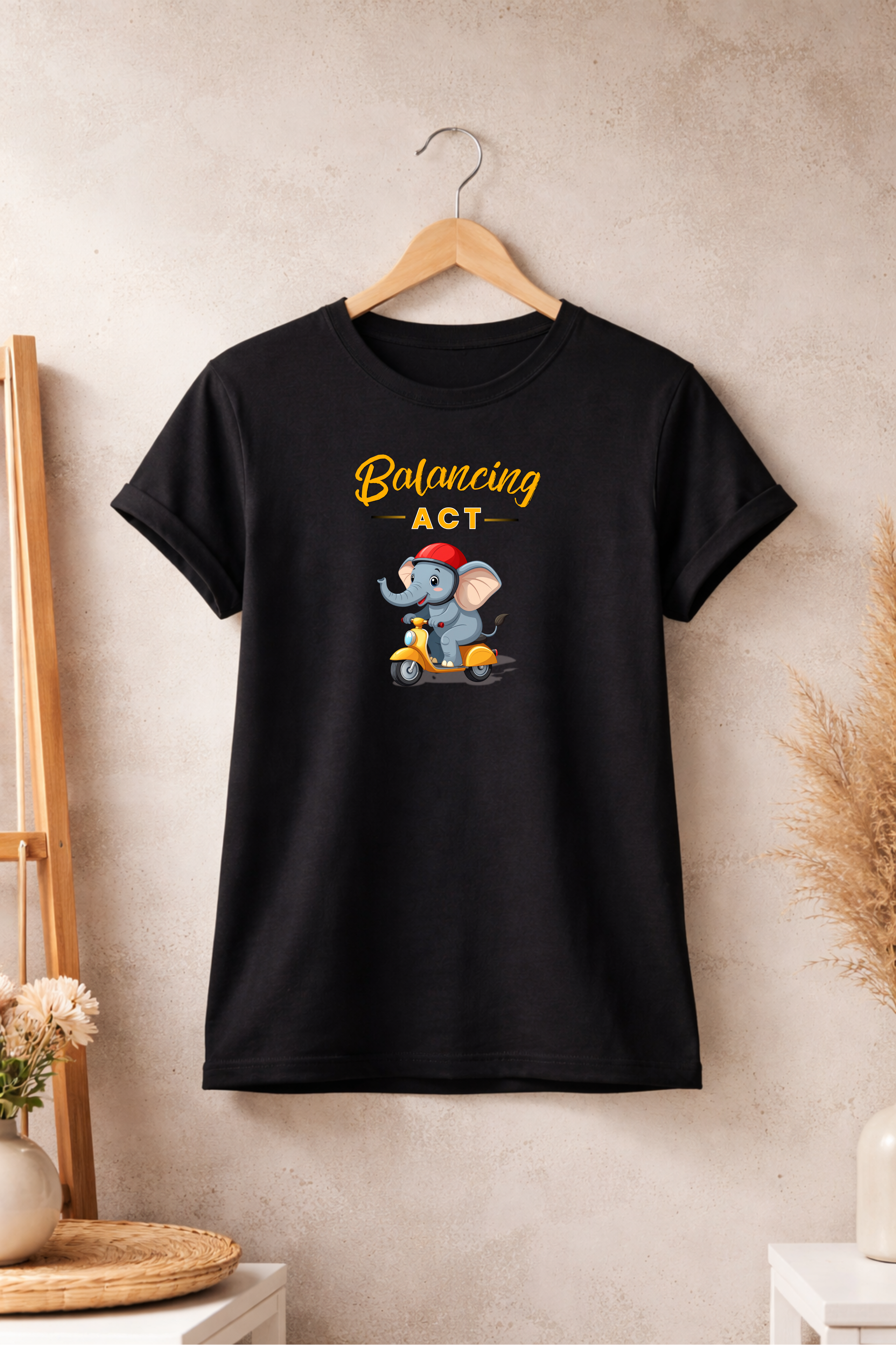 Balancing Act – Graphic Crew Tee