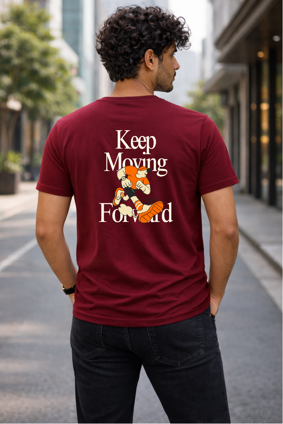 Keep Moving Forward Minimal Graphic Tee
