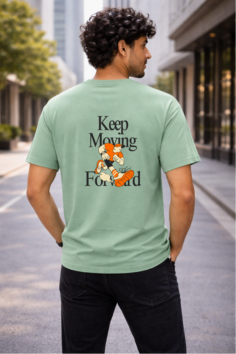Keep Moving Forward Minimal Graphic Tee