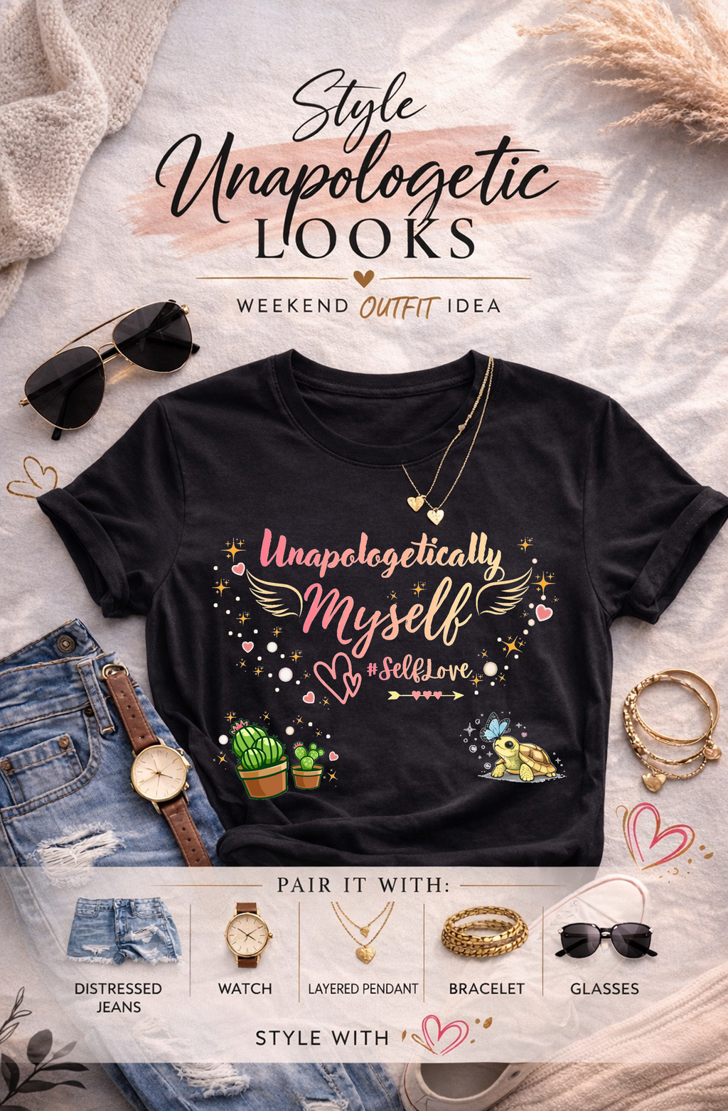 Unapologetically Myself – Self Love Graphic Tee