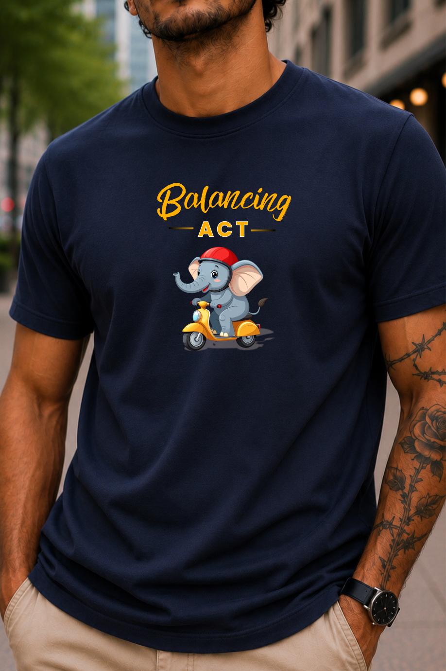 Balancing Regular Graphic Tee
